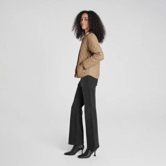 a new day Tan Quilted Jacket - Picture 3 of 3